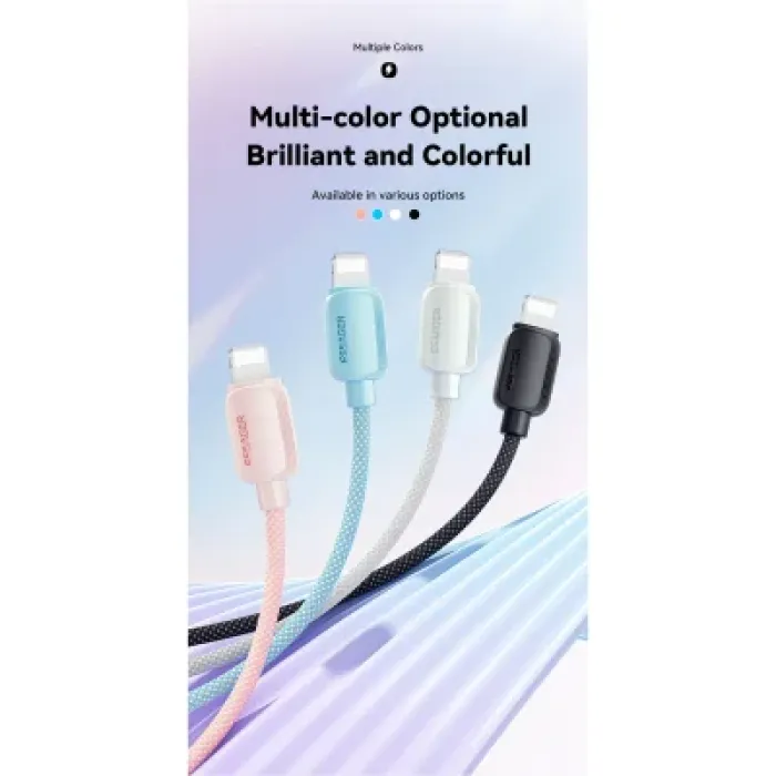 Дата кабель USB-C to Lightning 2.0m 20W white Essager (EXCTL-WLA02-P)