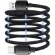 Дата кабель USB 2.0 AM to USB-C 1.0m 7A black Essager (EXCT-TD01-P)