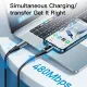 Дата кабель USB-C to Lightning 2.0m 20W Digital Display black Essager (EXCTL-YDA01)