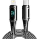 Дата кабель USB-C to Lightning 2.0m 20W Digital Display black Essager (EXCTL-YDA01)