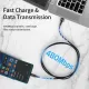 Дата кабель USB 2.0 AM to USB-C 2.0m 100W blue Essager (EXC7A-CGA03-P)