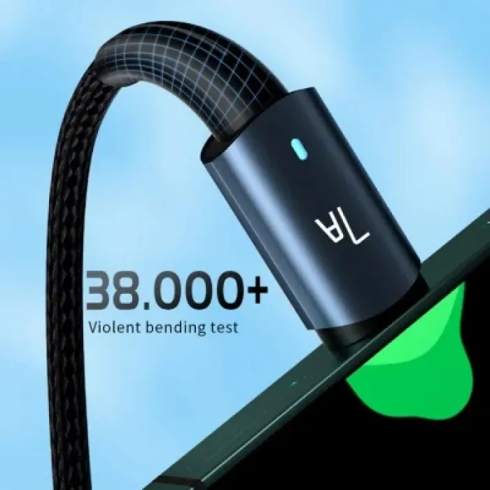 Дата кабель USB 2.0 AM to USB-C 2.0m 100W blue Essager (EXC7A-CGA03-P)