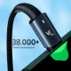 Дата кабель USB 2.0 AM to USB-C 2.0m 100W blue Essager (EXC7A-CGA03-P)