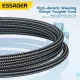 Дата кабель USB 2.0 AM to USB-C 2.0m 120W black Essager (EXC120-CGA01-P)