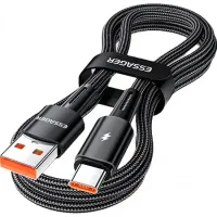 Дата кабель USB 2.0 AM to USB-C 2.0m 120W black Essager (EXC120-CGA01-P)