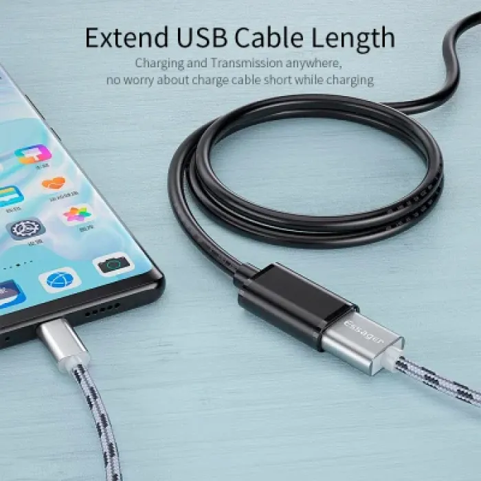 Дата кабель USB 3.0 AM/AF 1.5m Essager (EXCAM-YTA01)