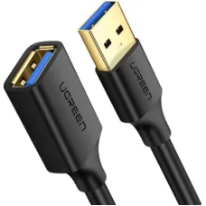 Дата кабель USB 3.0 AM/AF 0.5m US129 black Ugreen (30125)