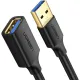 Дата кабель USB 3.0 AM/AF 0.5m US129 black Ugreen (30125)