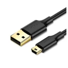 Дата кабель USB 2.0 AM to Mini 5P 1.0m US132 black Ugreen (10355)