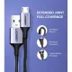 Дата кабель USB 2.0 AM to Micro 5P 1.5m 2A US290 black Ugreen (60147)