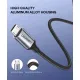 Дата кабель USB 2.0 AM to Micro 5P 1.5m 2A US290 black Ugreen (60147)