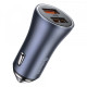 Зарядний пристрій Baseus 2xUSB QC3.0 + cable USB to USB-C 40W Golden Contactor Pro dark gray (TZCCJD-A0G)