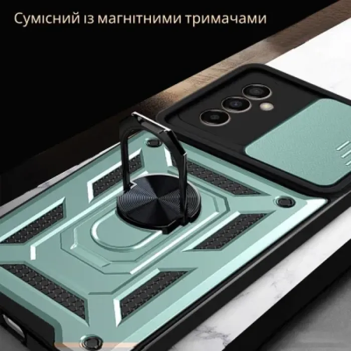 Чохол до мобільного телефона BeCover Military Samsung Galaxy S25 FE SM-S731 Dark Green (714387)