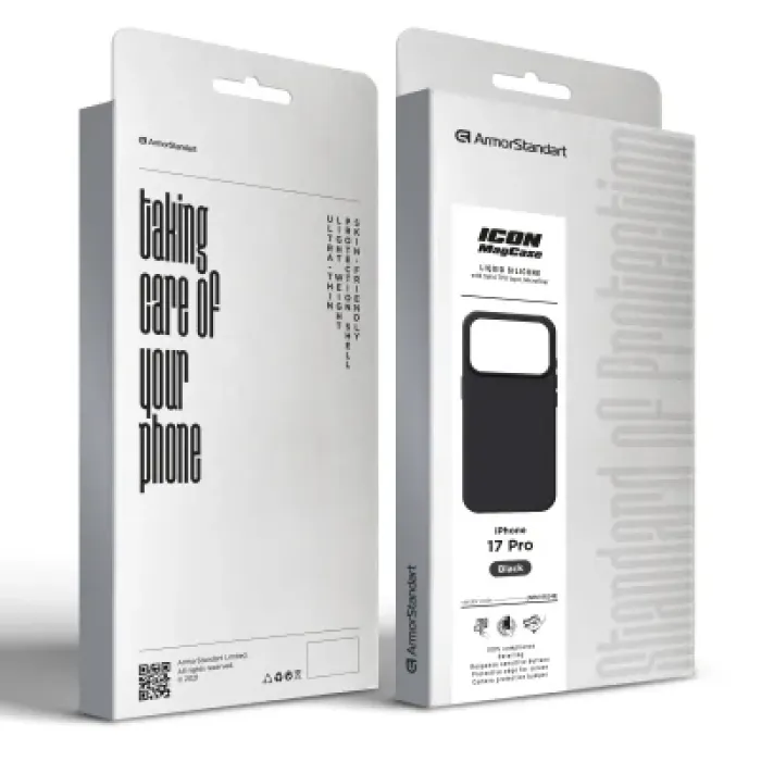 Чохол до мобільного телефона Armorstandart ICON2 MagCase Apple iPhone 17 Pro Black (ARM86248)