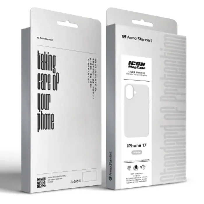 Чохол до мобільного телефона Armorstandart ICON2 MagCase Apple iPhone 17 White (ARM86673)
