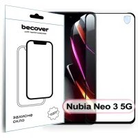 Скло захисне BeCover Nubia Neo 3 5G Black (713883)