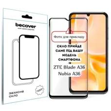 Скло захисне BeCover ZTE Blade A36 / Nubia A36 Black (714373)
