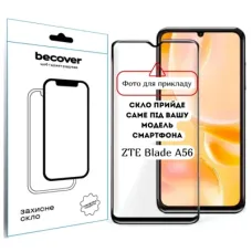 Скло захисне BeCover ZTE Blade A56 Black (714375)