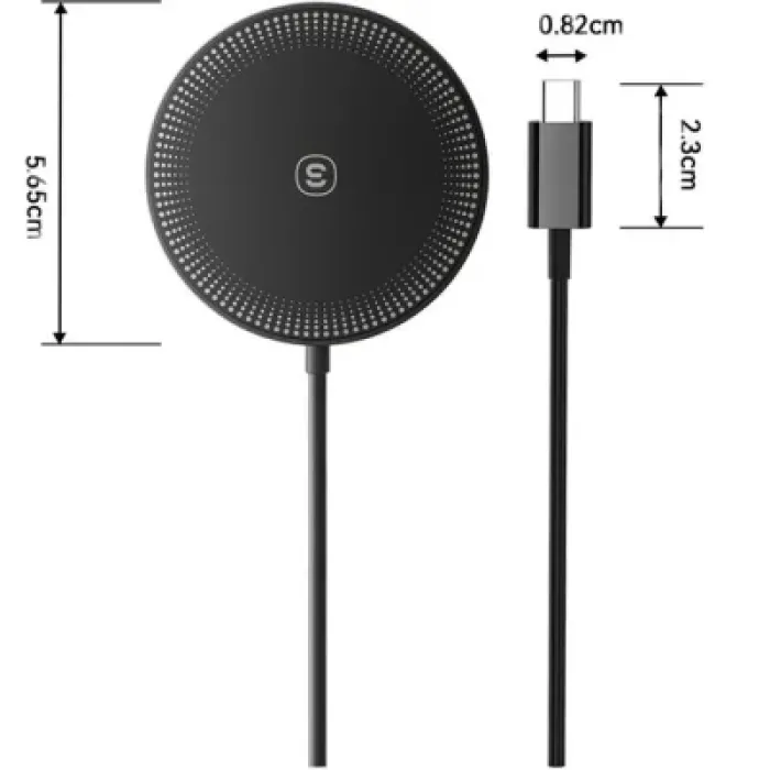 Зарядний пристрій Essager 2-in-1 wireless charger 15W black (EWXCX-CF01-Z)