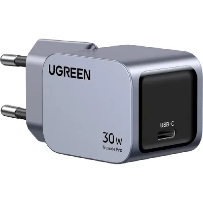 Зарядний пристрій Ugreen USB-C PD30W GaN X703 gray (35006)