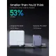 Зарядний пристрій Ugreen USB-C PD30W GaN X703 gray (35006)
