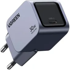 Зарядний пристрій Ugreen USB-C PD30W GaN X703 gray (35006)