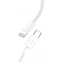 Дата кабель USB-С to Lightning 1.0m PD18W NB113 white XO (6920680863846)