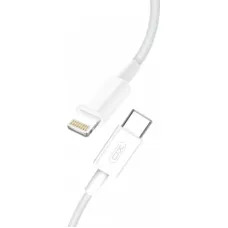 Дата кабель USB-С to Lightning 1.0m PD18W NB113 white XO (6920680863846)