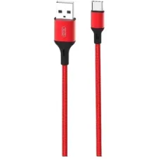 Дата кабель USB 2.0 AM to USB-C 1.0m braided NB143 red XO (6920680870691)