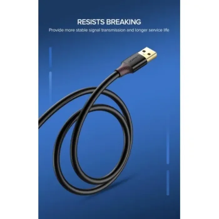 Дата кабель USB 3.0 AM/AF 1.5m US129 black Ugreen (30126)