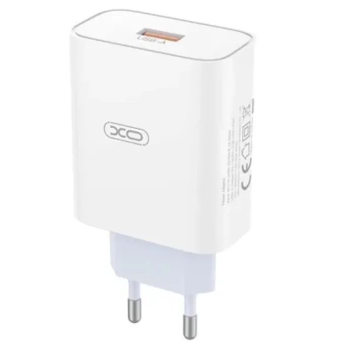 Зарядний пристрій XO USB 120W + cable USB to USB-C white (XO-L128U)