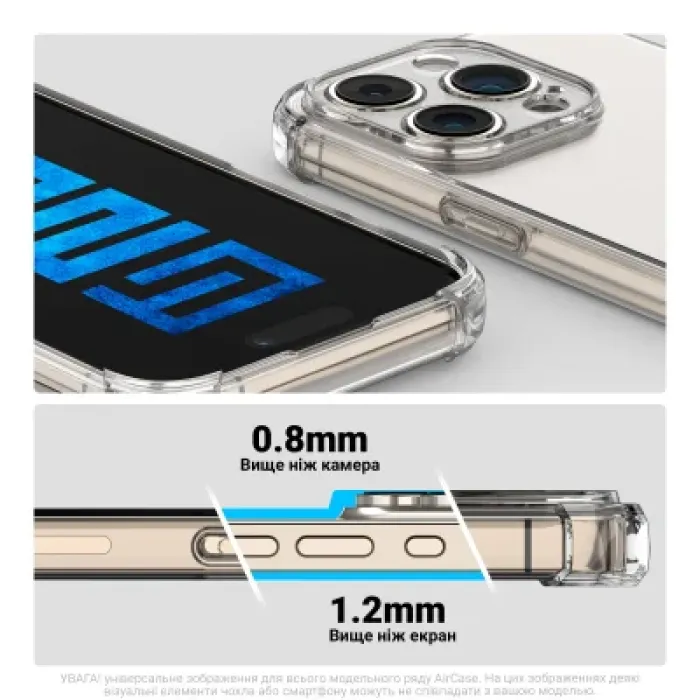Чохол до мобільного телефона Armorstandart Air Force Realme Note 70 4G Camera cover Clear (ARM83886)