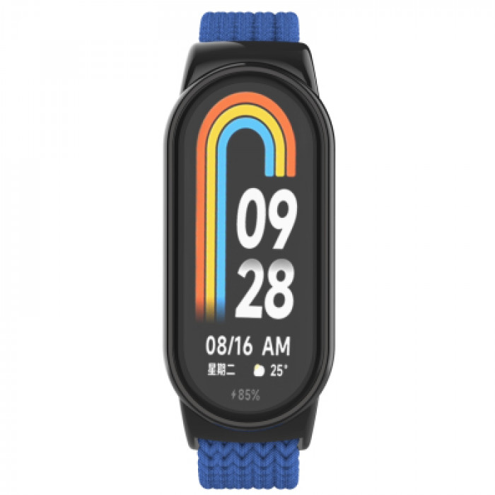 Ремінець до фітнес браслета Armorstandart Braided Solo Loop для Xiaomi Smart Band 10/9/8 Blue (ARM86880)