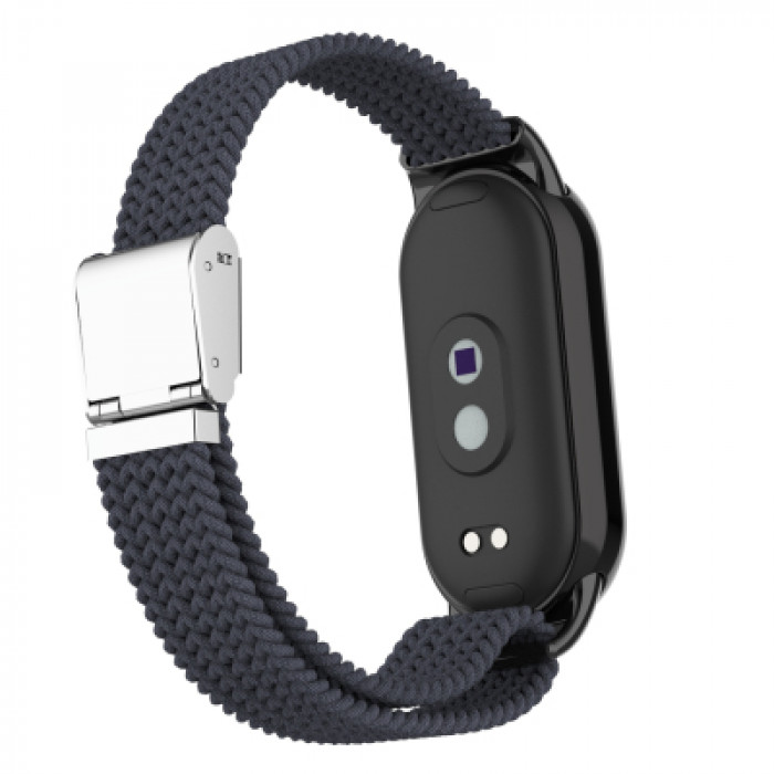 Ремінець до фітнес браслета Armorstandart Braided Solo Loop для Xiaomi Smart Band 10/9/8 Charcoal (ARM86881)