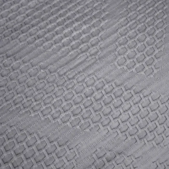Постільна білизна MirSon №20-02 Waffle Gray 220x240 King Size (2200011032856)