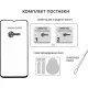 Скло захисне Dengos Full Glue Motorola G06 Black (TGFG-420)