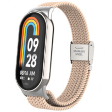 Ремінець до фітнес браслета Armorstandart Braided Solo Loop для Xiaomi Smart Band 10/9/8 Pink Sand (ARM86883)