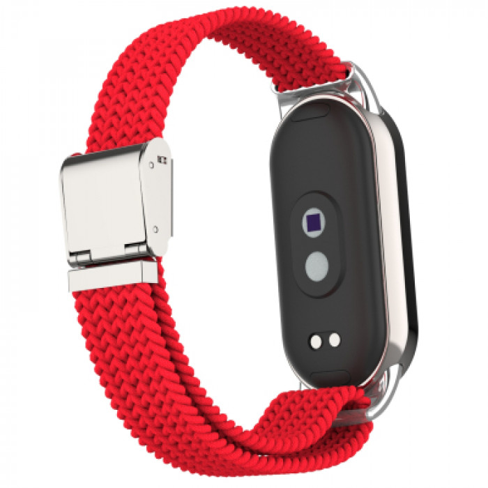 Ремінець до фітнес браслета Armorstandart Braided Solo Loop для Xiaomi Smart Band 10/9/8 Red (ARM86884)