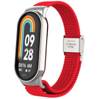 Ремешок для фитнес браслета Armorstandart Braided Solo Loop для Xiaomi Smart Band 10/9/8 Red (ARM86884)