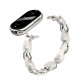 Ремінець до фітнес браслета Armorstandart Chain Wristband для Xiaomi Smart Band 10/9/8 Silver (ARM86889)