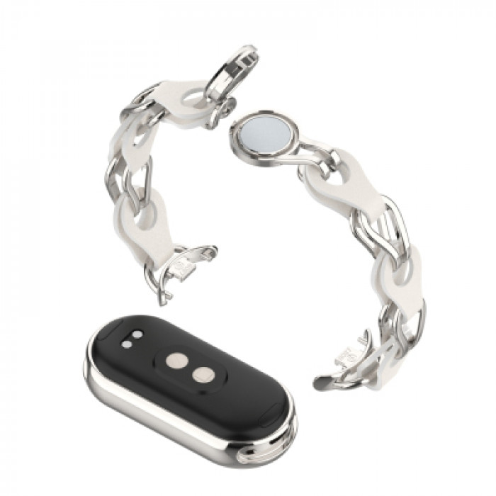 Ремінець до фітнес браслета Armorstandart Chain Wristband для Xiaomi Smart Band 10/9/8 Silver (ARM86889)