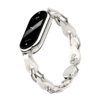 Ремешок для фитнес браслета Armorstandart Chain Wristband для Xiaomi Smart Band 10/9/8 Silver (ARM86889)