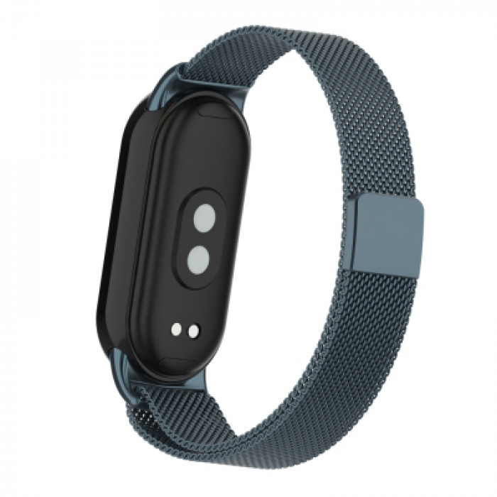 Ремінець до фітнес браслета Armorstandart Milanese Magnetic для Xiaomi Smart Band 10/9/8 Titanium Grey (ARM86893)
