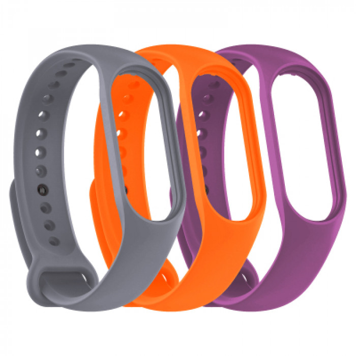 Ремінець до фітнес браслета Armorstandart комплект 3шт Xiaomi Mi Band 4/3 Beat (ARM87029)