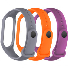 Ремінець до фітнес браслета Armorstandart комплект 3шт Xiaomi Mi Band 4/3 Beat (ARM87029)