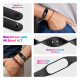 Ремінець до фітнес браслета Armorstandart комплект 3шт Xiaomi Mi Band 4/3 Crush (ARM87028)