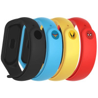 Ремешок для фитнес браслета Armorstandart комплект 4шт Xiaomi Mi Band 4/3 Superhero Edition (ARM77062)