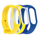 Ремінець до фітнес браслета Armorstandart комплект 3шт Xiaomi Mi Band 4/3 Ukraine (ARM87025)