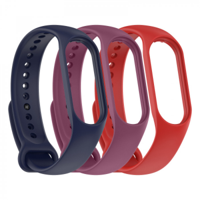 Ремінець до фітнес браслета Armorstandart комплект 3шт Xiaomi Mi Band 7/6/5 New Style Utility (ARM75069)