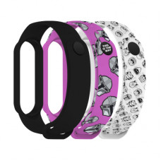 Ремінець до фітнес браслета Armorstandart комплект 3шт Xiaomi Mi Band 7/6/5 This-is-the-Way Dark Lord (ARM77046)